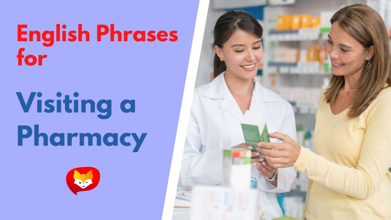 cover image for article Essential English Phrases for Visiting a Pharmacy