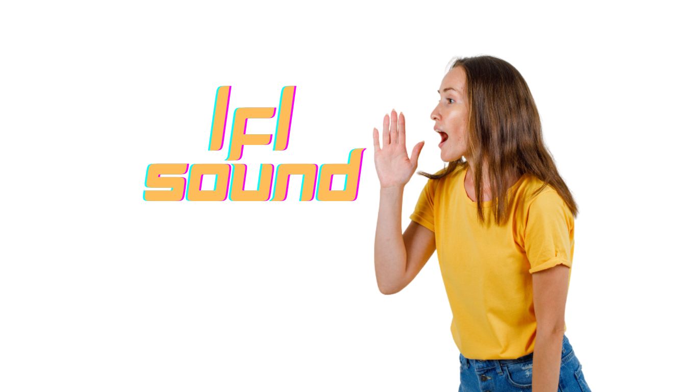 A close-up of a person pronouncing the American /f/ sound, with their top teeth gently resting on the bottom lip as air flows out.
