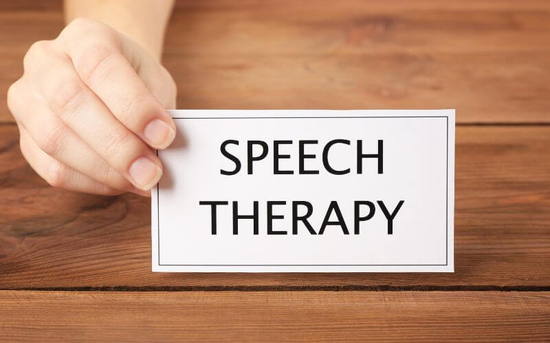 speech therapy